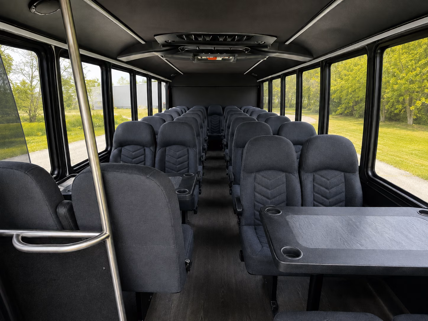 aurora 15 passenger minibus interior
