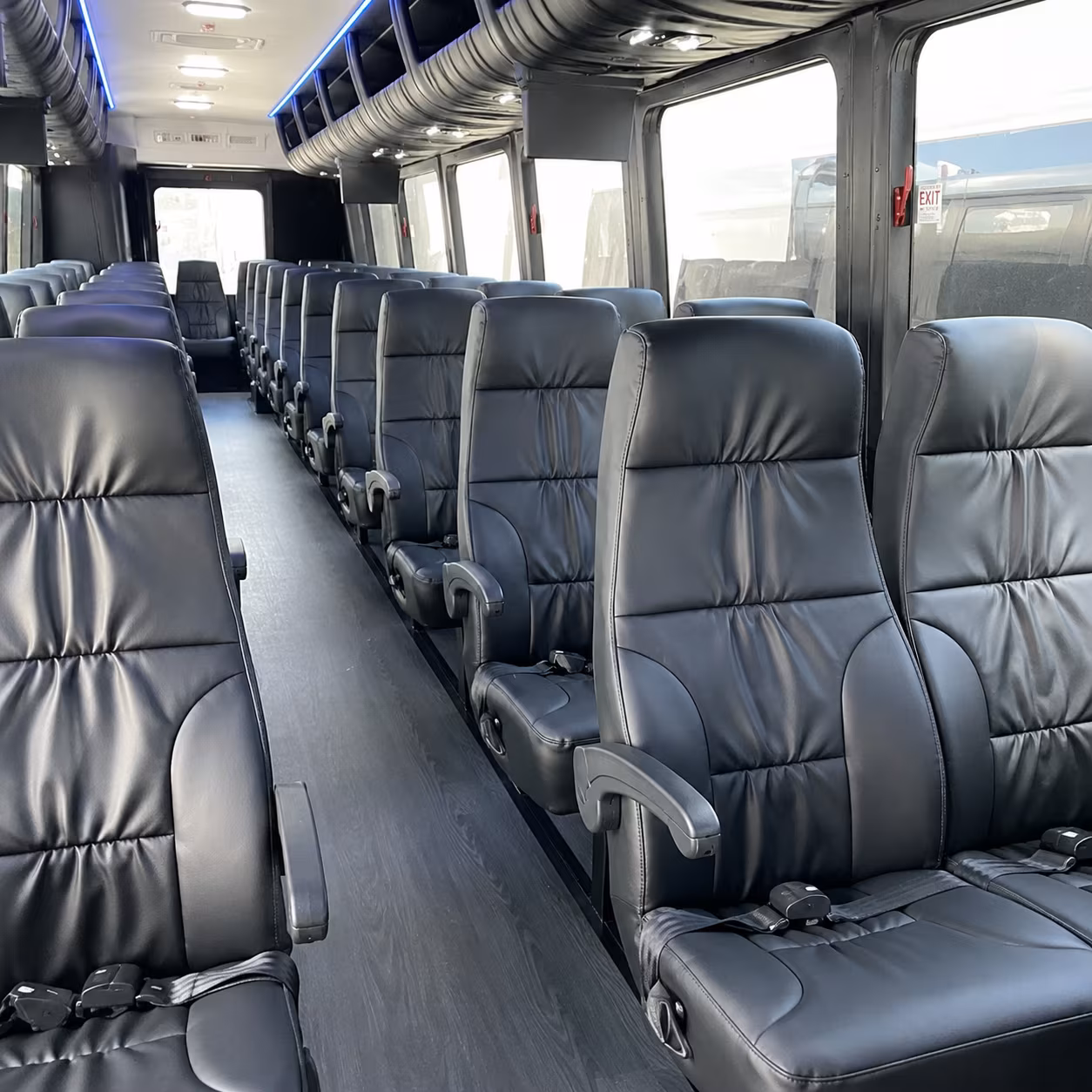 aurora 30 passenger minibus inside