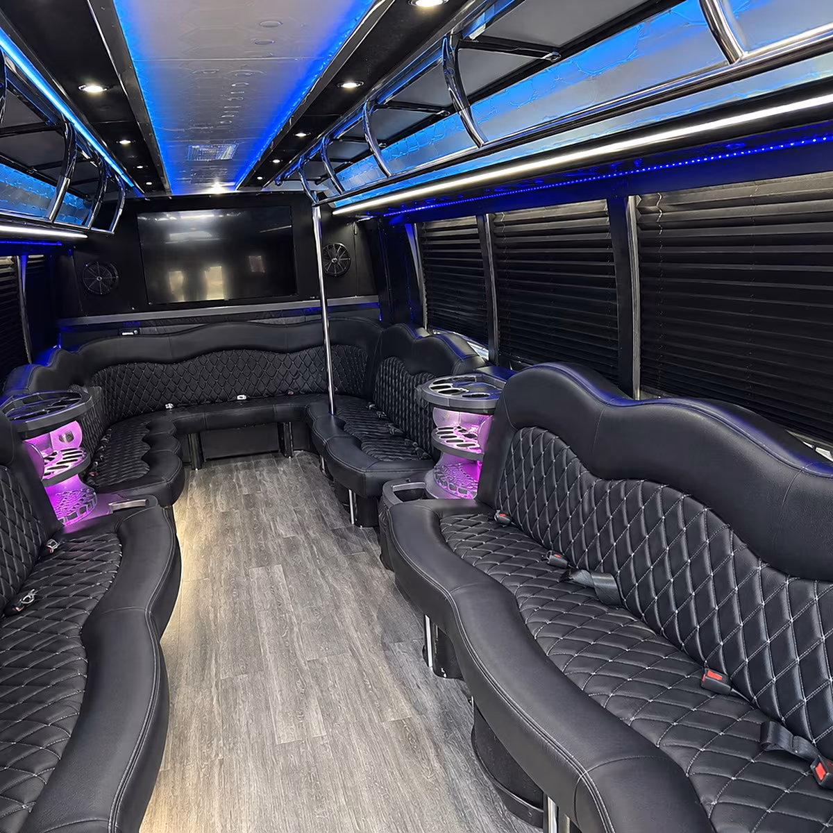 aurora night out party bus rental