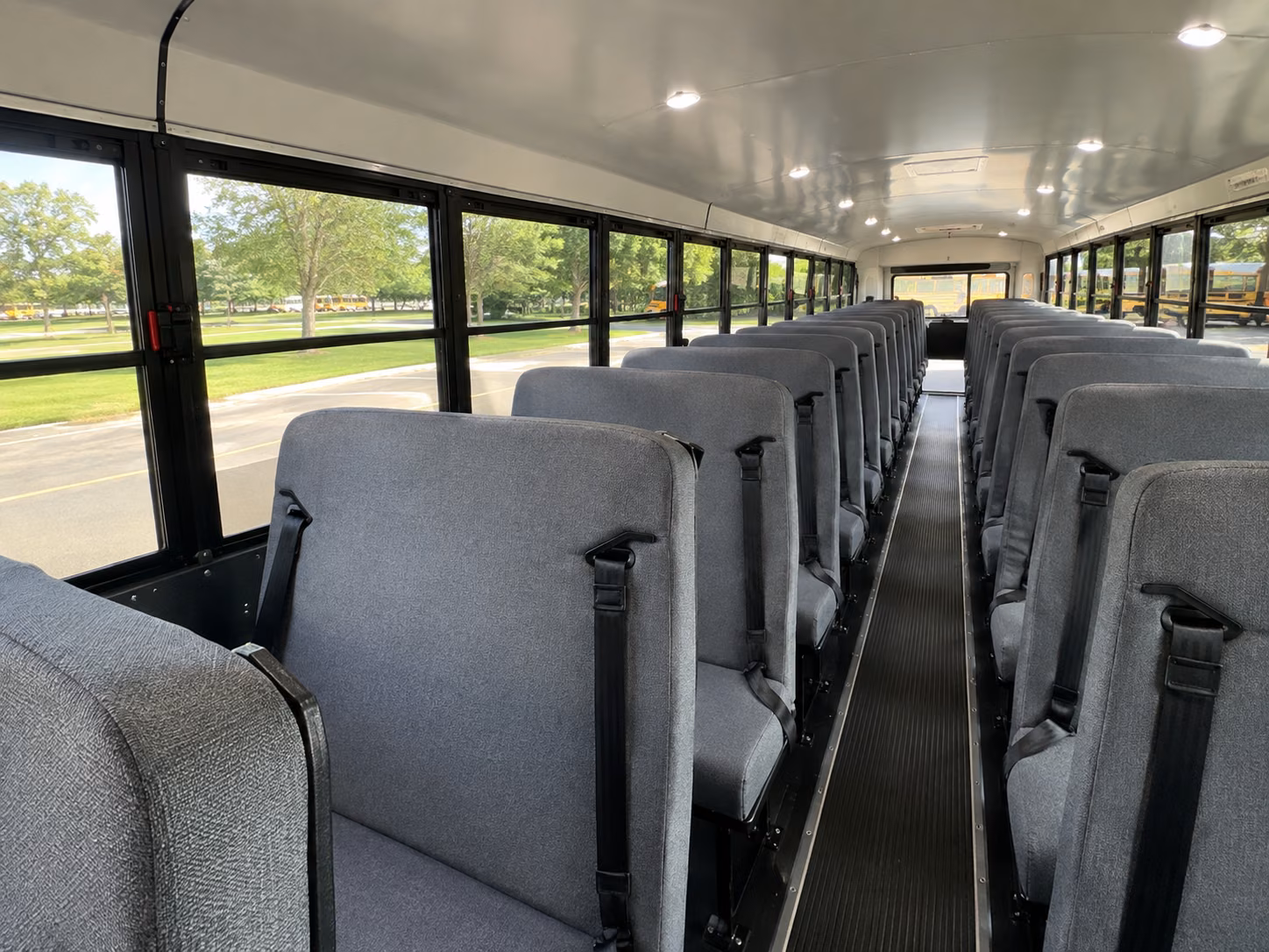 aurora school bus inside