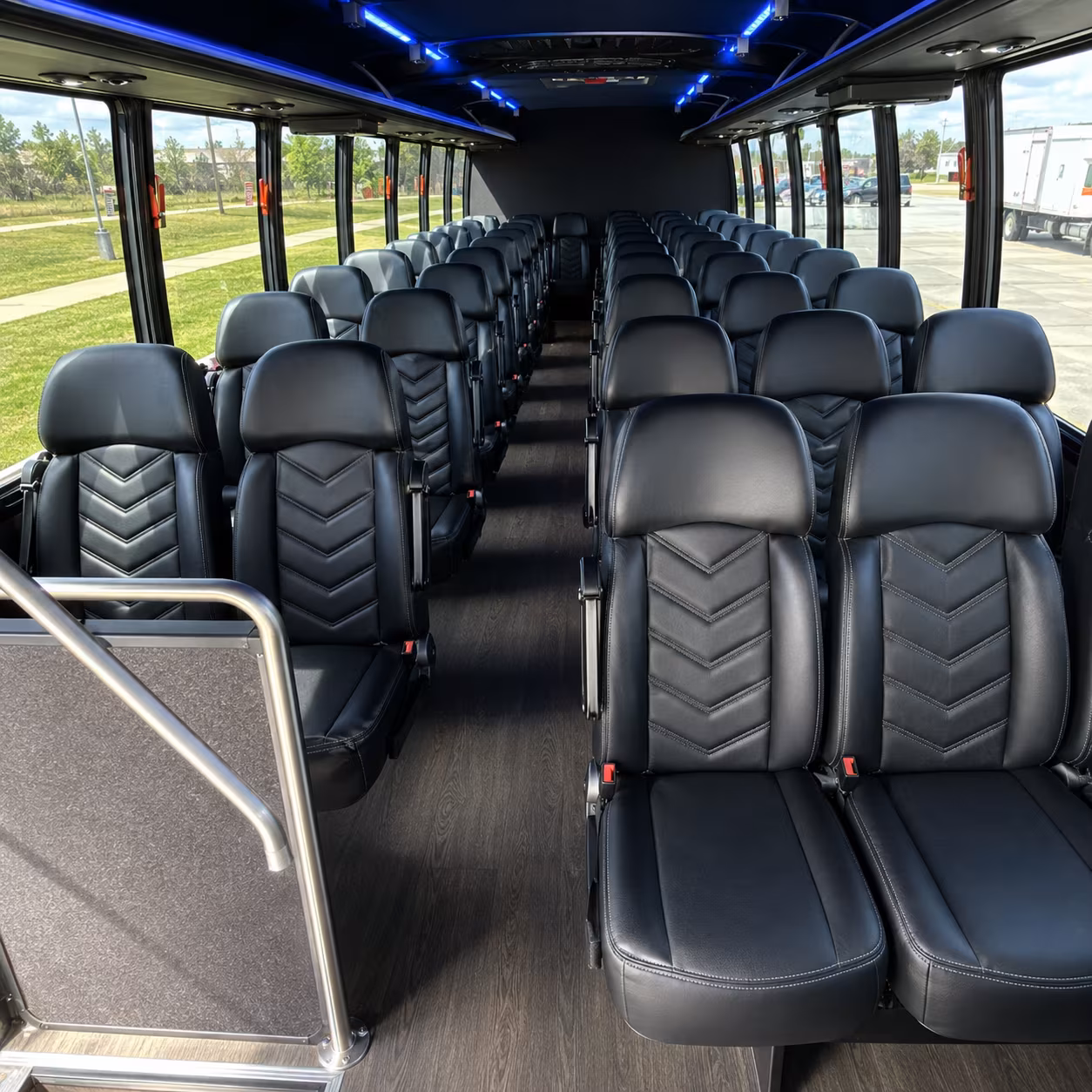 aurora school event transportation onboard seating