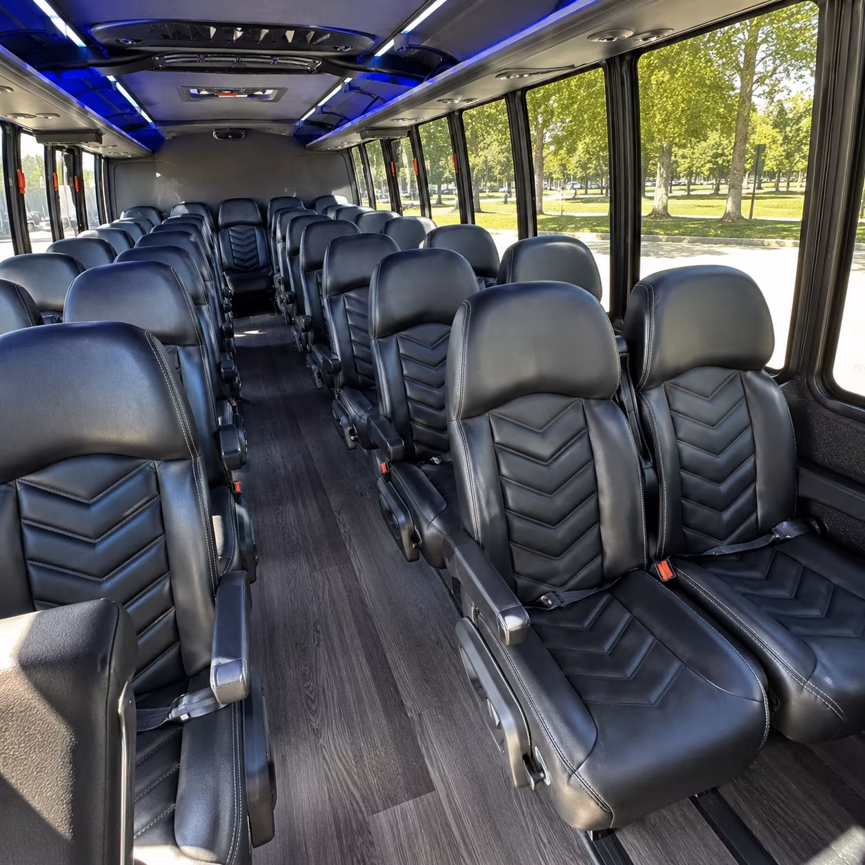 bus rentals for aurora wedding weekends with multiple events