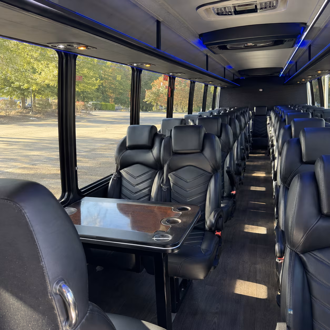 corporate wine tour bus rentals for aurora groups and events