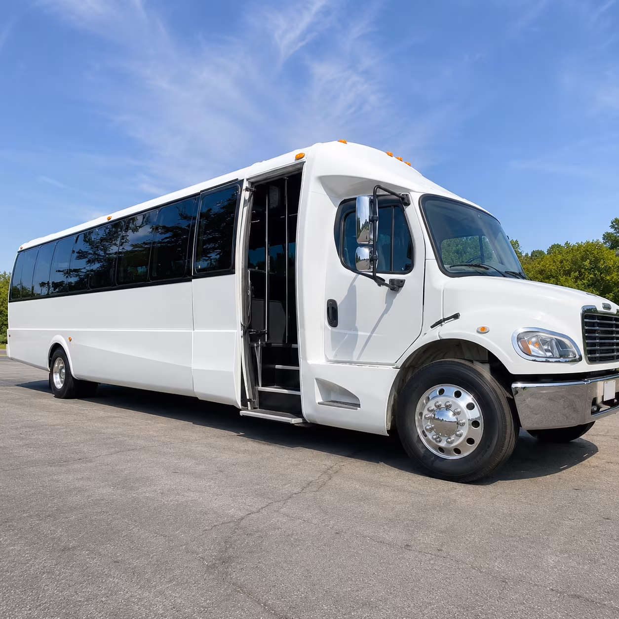 hotel to venue shuttle buses for aurora corporate events and off sites