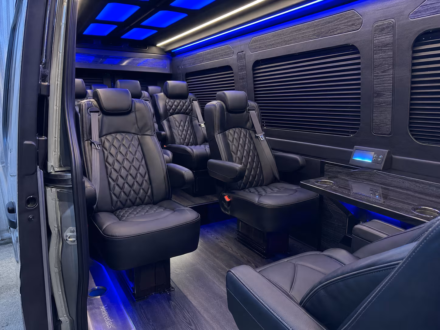 sprinter van transportation for groups and events across aurora